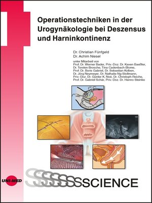 cover image of Operationstechniken in der Urogynäkologie bei Deszensus und Harninkontinenz